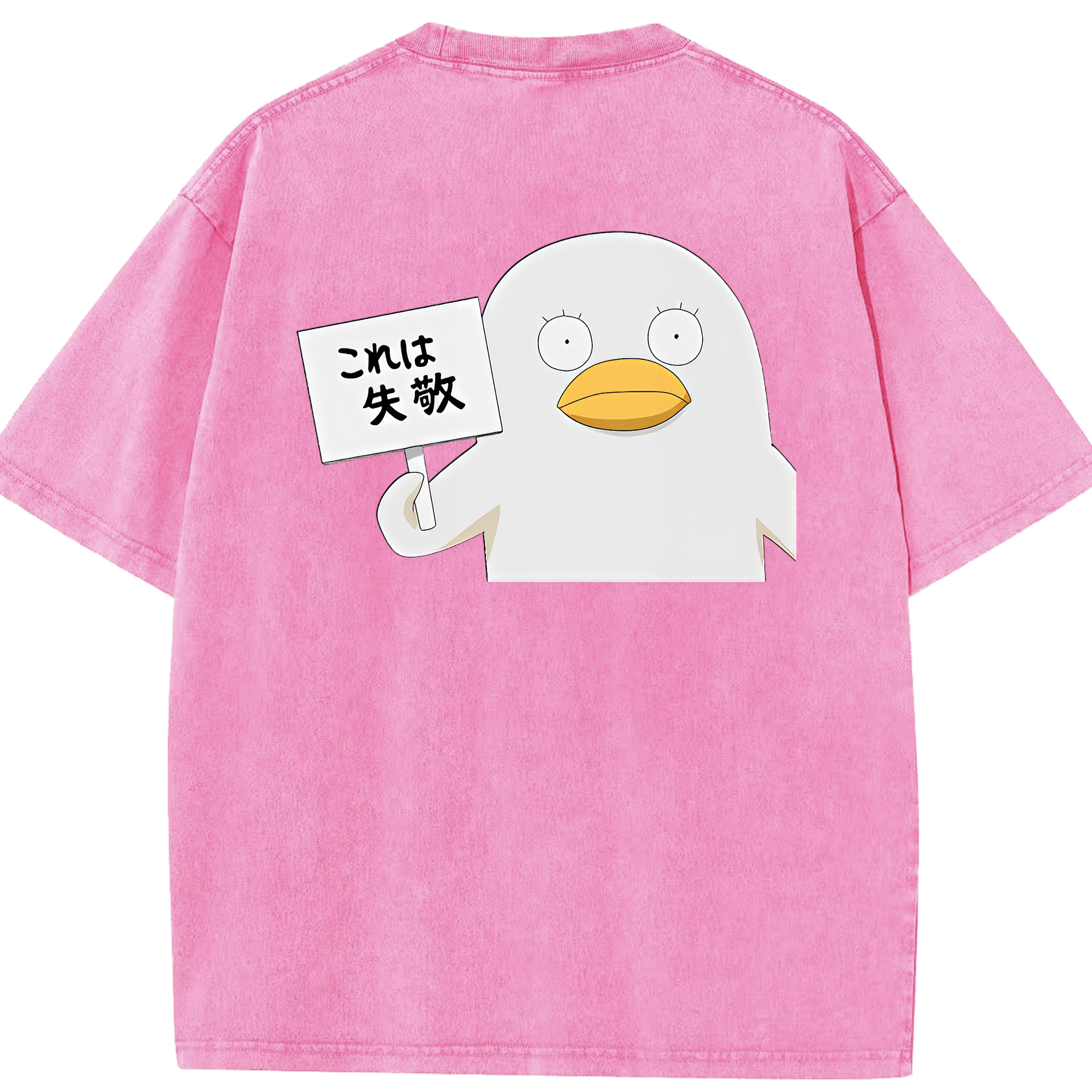 （画像用） ぎんたま 坂田銀時（さかたぎんとき） 神楽 志村新八（しむら しんぱち） GINTAMA Sakata Gintoki Kagura Shimura Shinpachi 綿100% ヴィンテージ風 半袖Tシャツ（背面プリント）